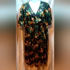 New Look Maternity Floral Dress, Lightweight, Relaxed Fit, Maxi Dress Size 12